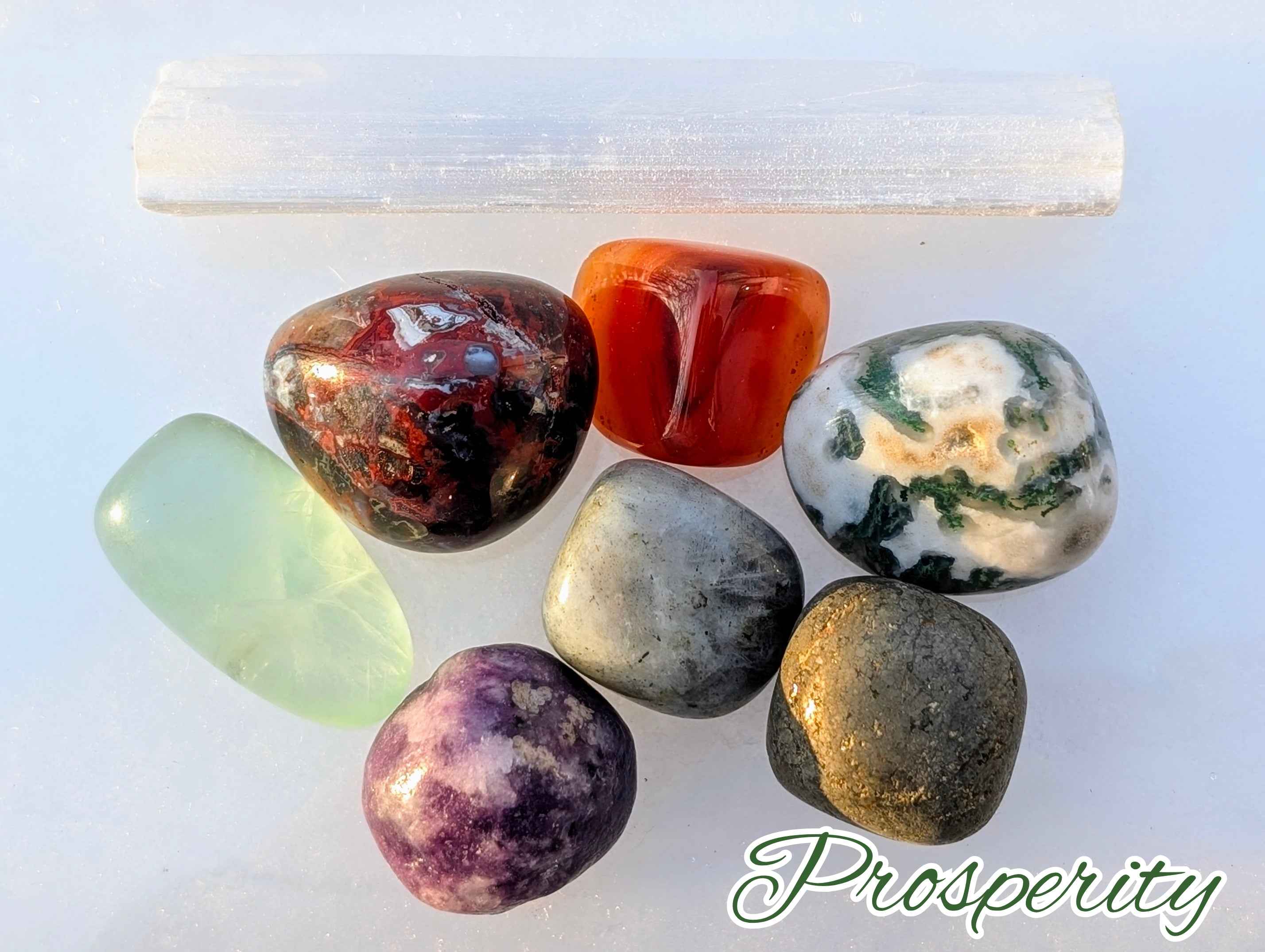 Prosperity Pathway Purpose Pouch – Chakra Crystals for Abundance, Success & Growth | | Wiccan Center