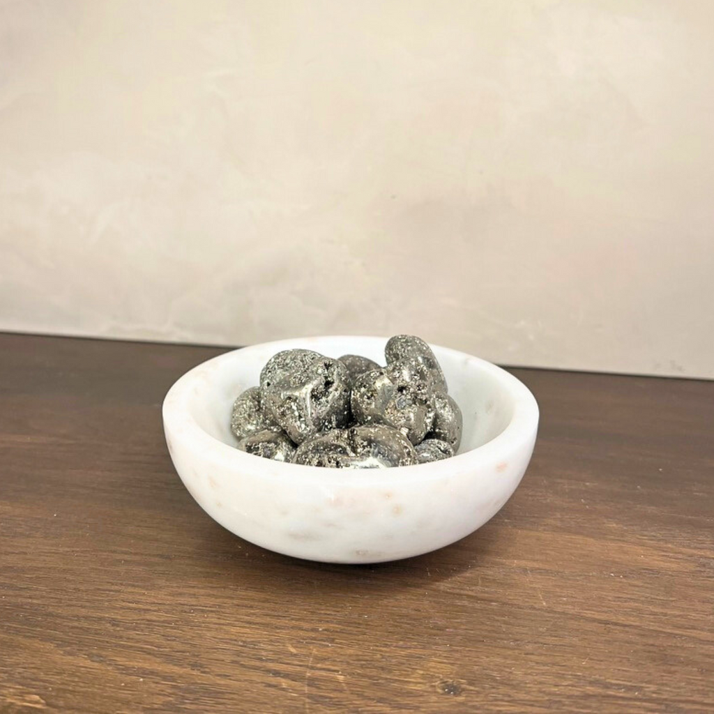 Polished Pyrite Pebbles | Object | Wiccan Center