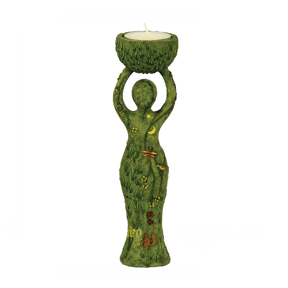 Polyresin T-Light Holder Nurturing Goddess | Figurine | Wiccan Center