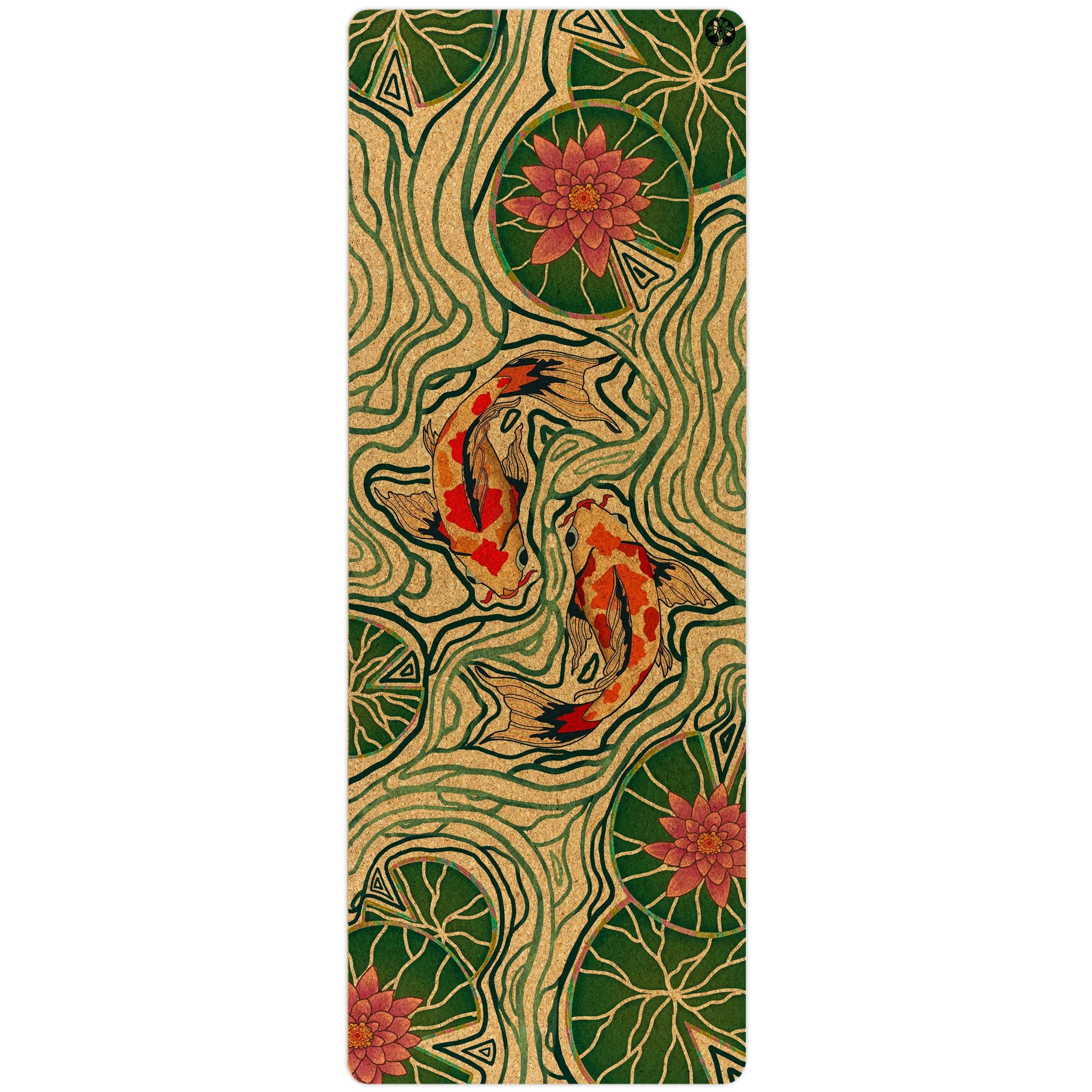 Pond of Harmony Nomad Cork Yoga Mat | Yoga & Pilates Mats | Wiccan Center