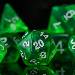 Potion of Stamina Acrylic Dice Set | Acrylic Dice | Wiccan Center