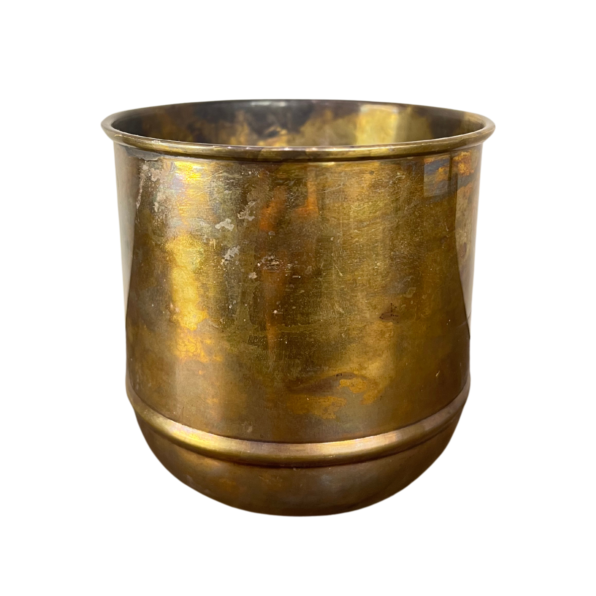 Aged Brass Primrose Pot | Planter | Wiccan Center