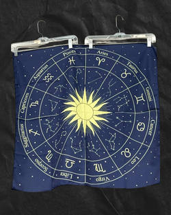 Zodiac Chart - Altar Cloth | Tapestry | Wiccan Center