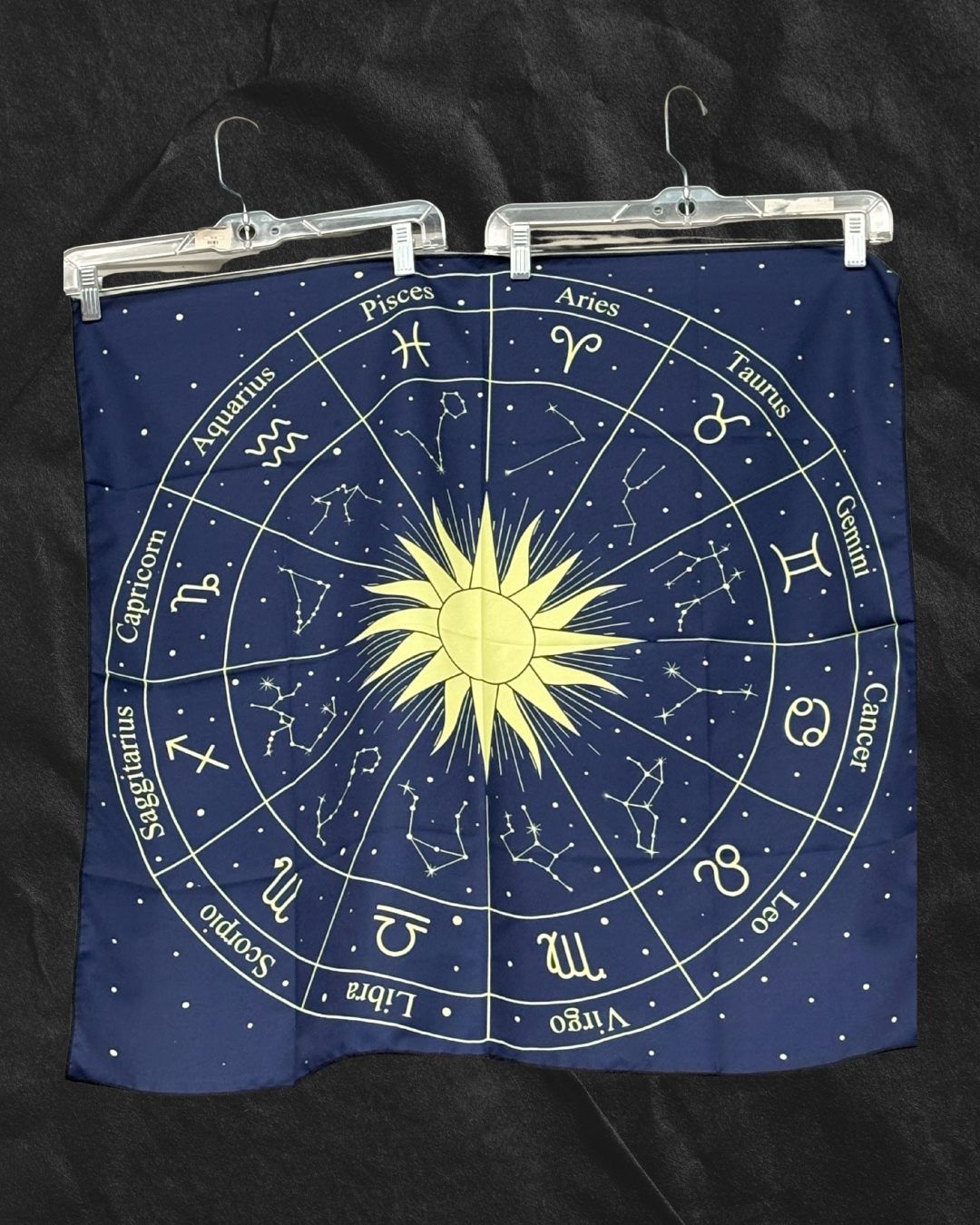 Zodiac Chart - Altar Cloth | Tapestry | Wiccan Center