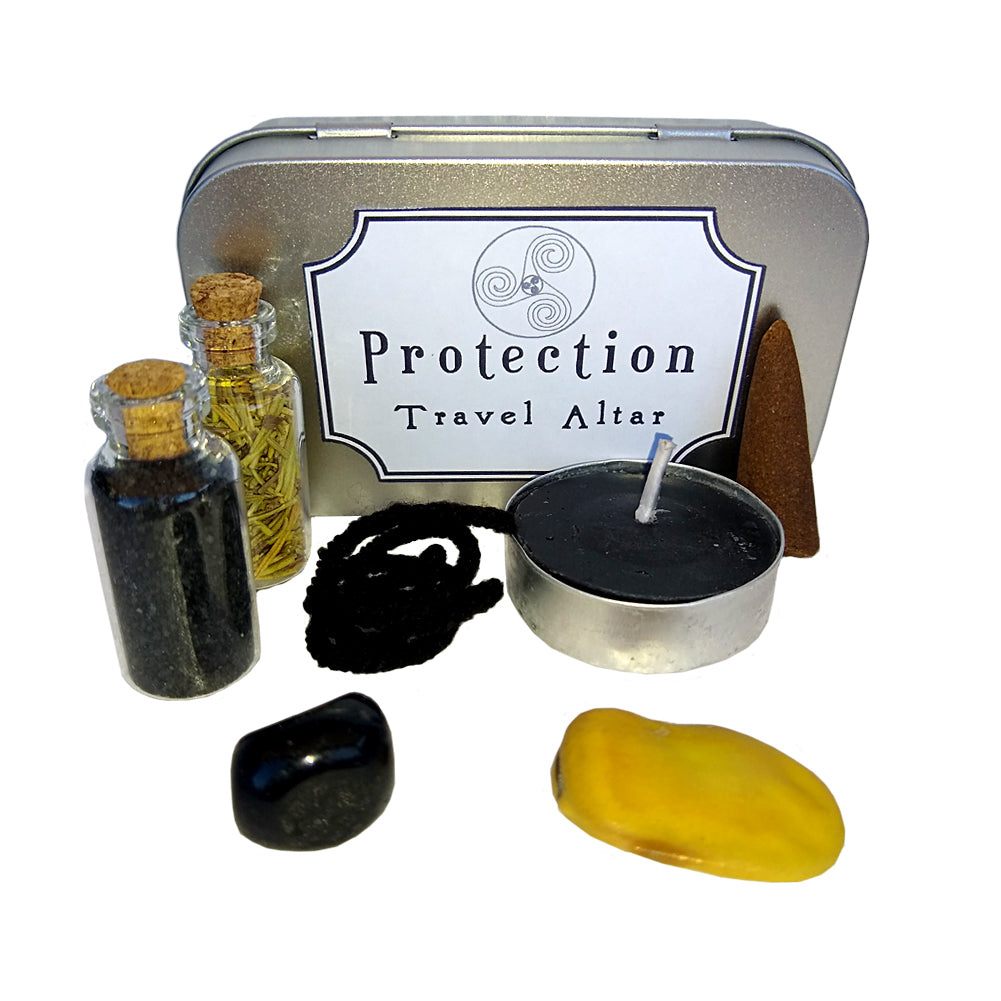 Protection travel Altar Kit | Altar supplies | Wiccan Center