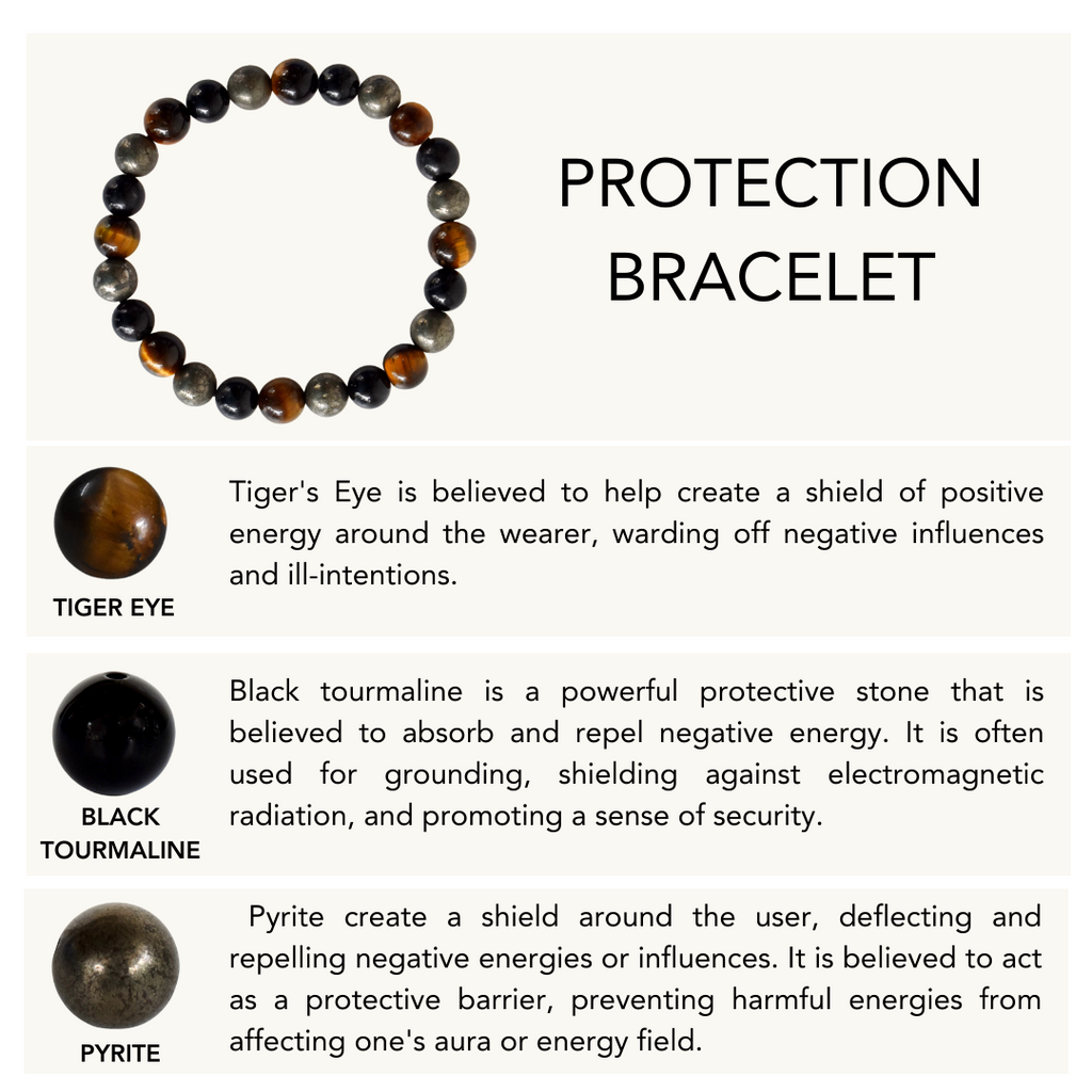 Shield of PROTECTION Crystal Bracelet (Courage, Protection, Comfort) | | Wiccan Center