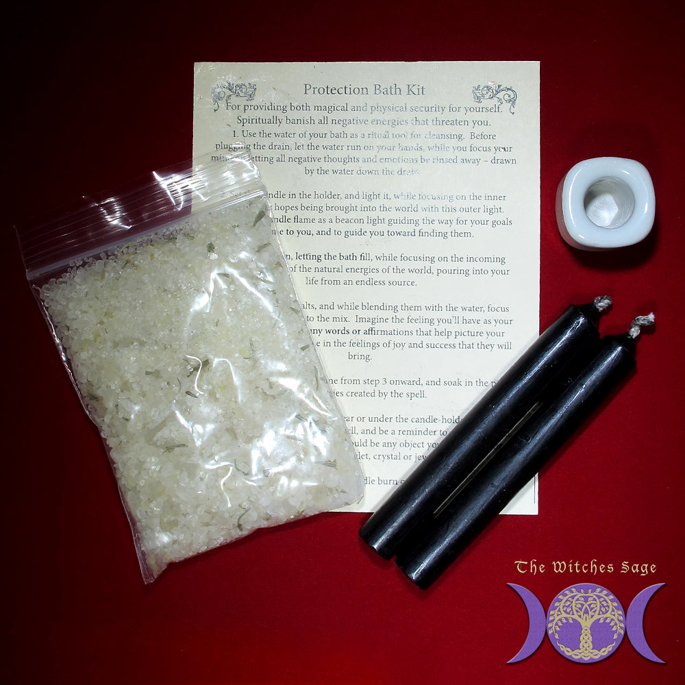 Protection bath kit | Bath Salts | Wiccan Center