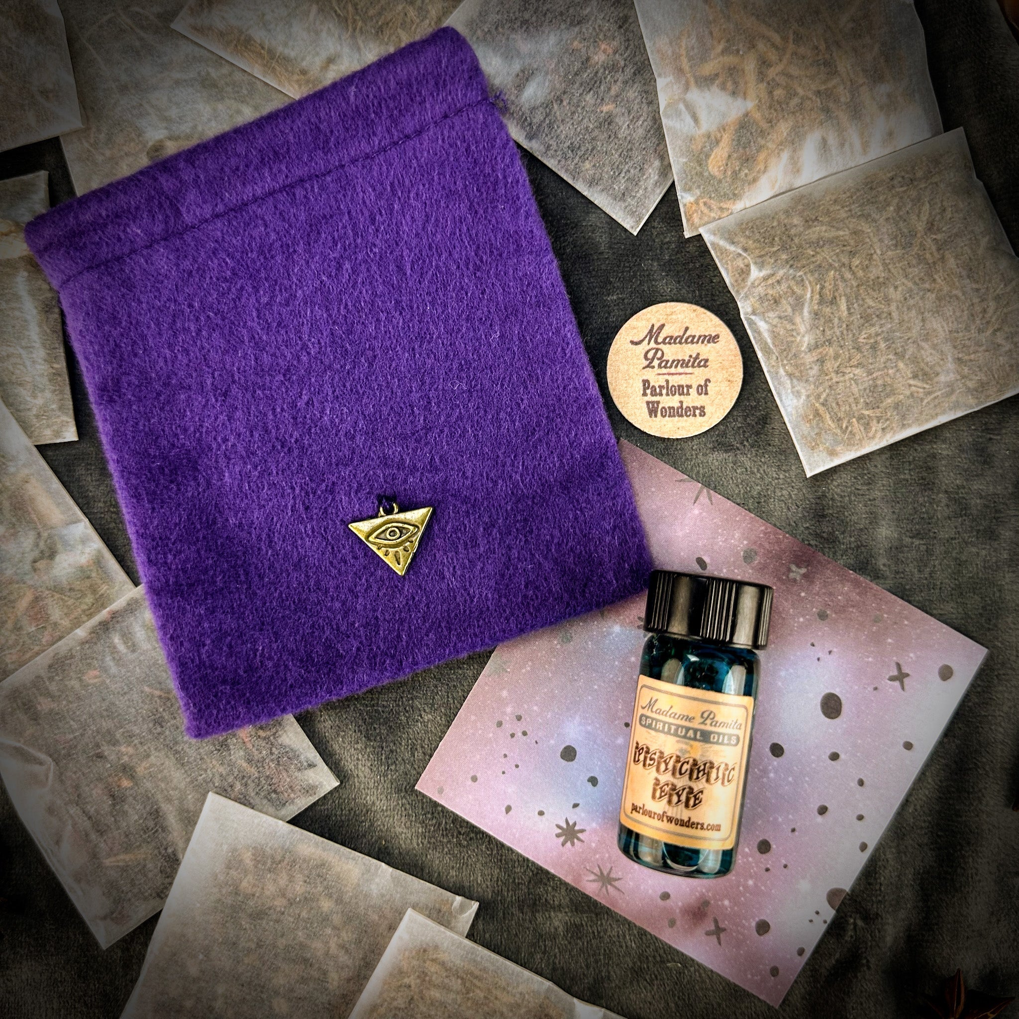 Psychic Eye Mojo Bag Kit - Regular Strength | Mojo Bag | Wiccan Center