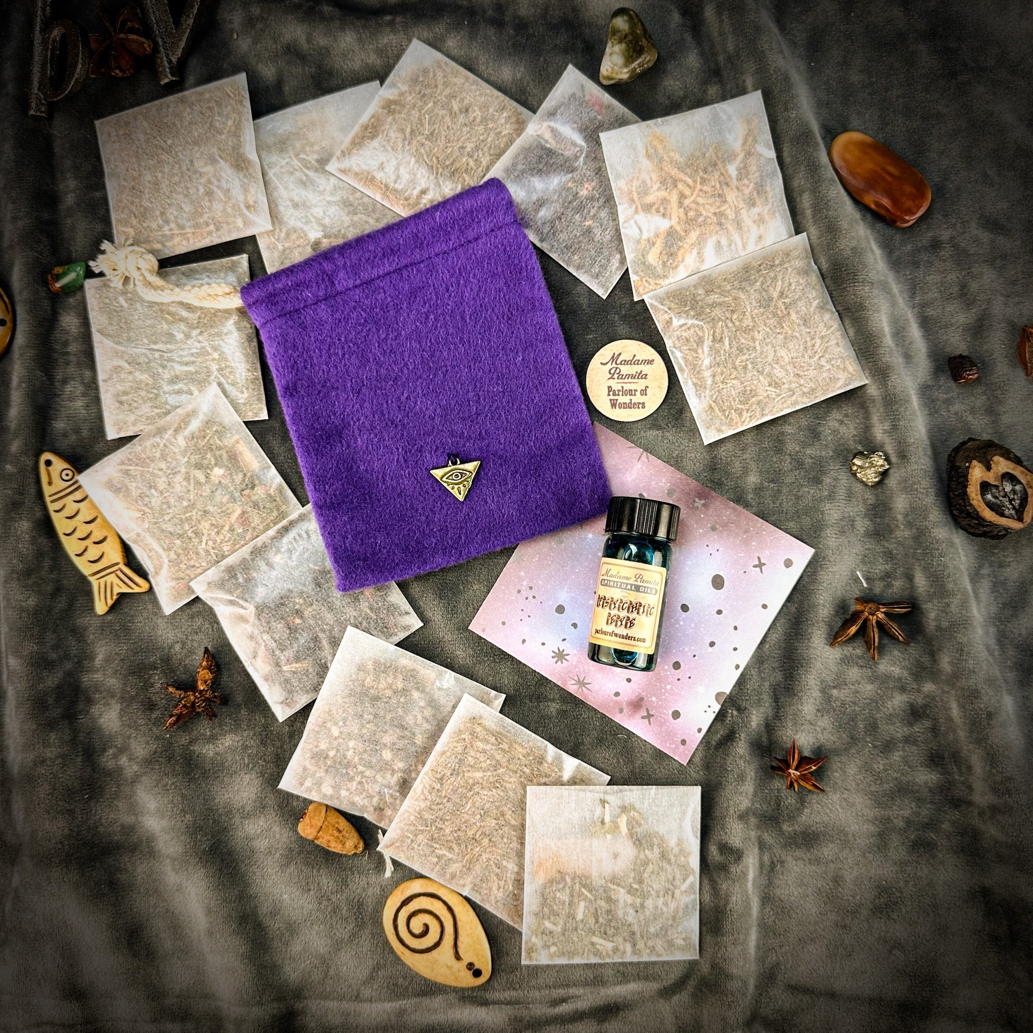 Psychic Eye Mojo Bag Kit - Triple Strength | Mojo Bag | Wiccan Center