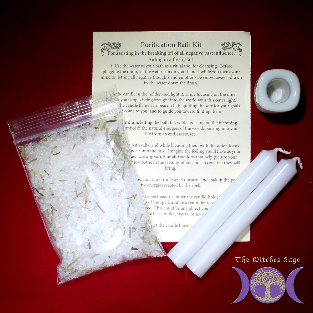 Purification bath kit | Bath Salts | Wiccan Center