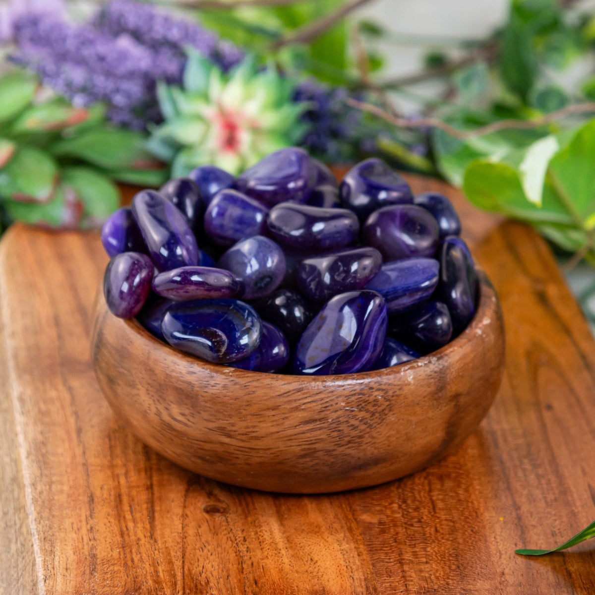 Purple Agate Tumbled