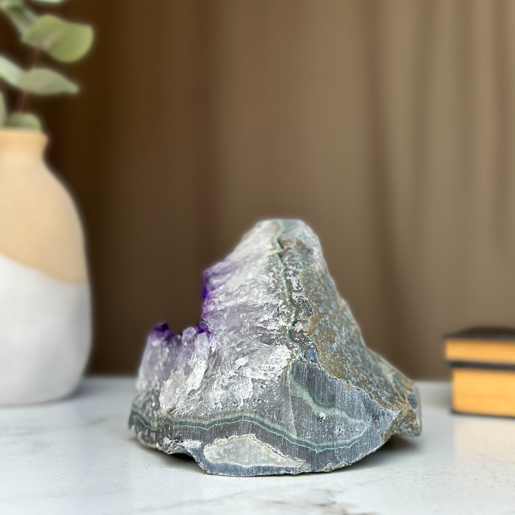 Purple crystal rock, large amethyst cluster for sale | Amethyst Geodes | Wiccan Center