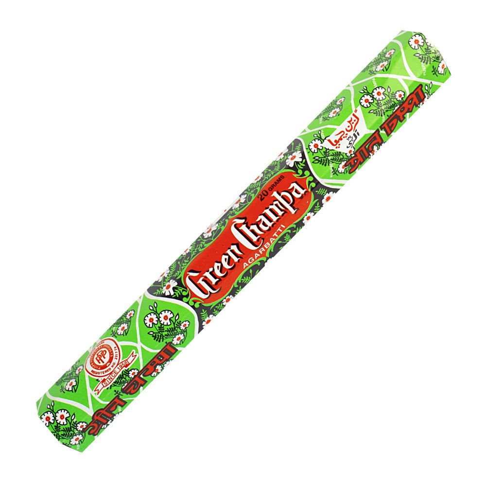 Puspa Green Champa Incense Sticks | Incense | Wiccan Center