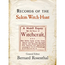 Records of the Salem Witch-Hunt - Paperback | Books | Wiccan Center