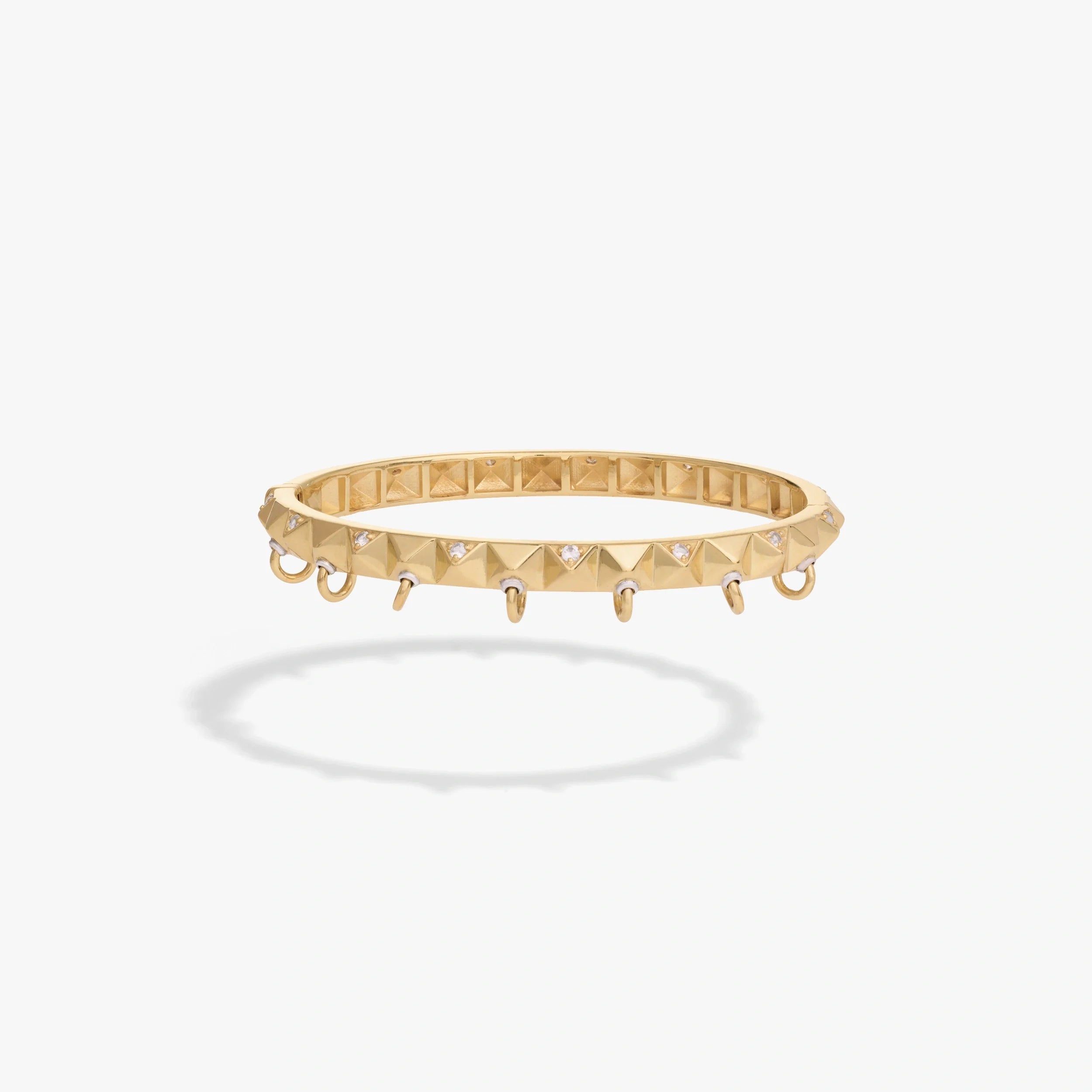 Sapphire Armor Hinge Cuff