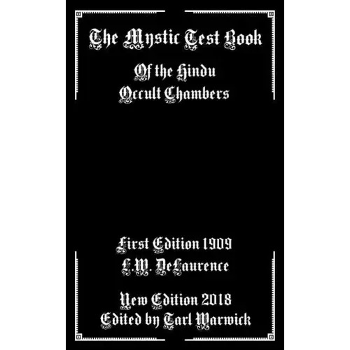The Mystic Test Book: Of the Hindu Occult Chambers - Paperback | Books | Wiccan Center