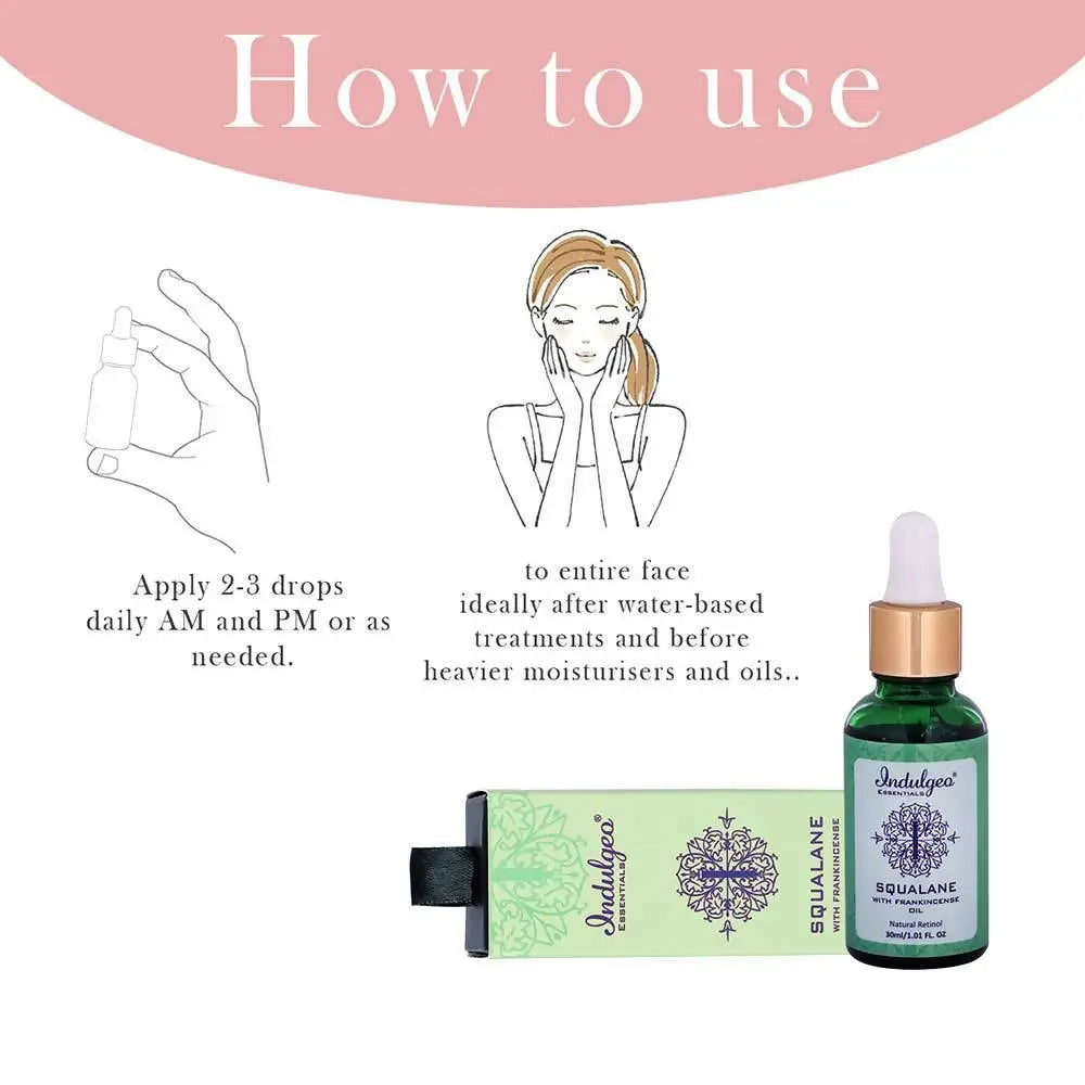 Indulgeo Essentials Squalane with Frankincense Oil | Indulgeo Essentials | Wiccan Center