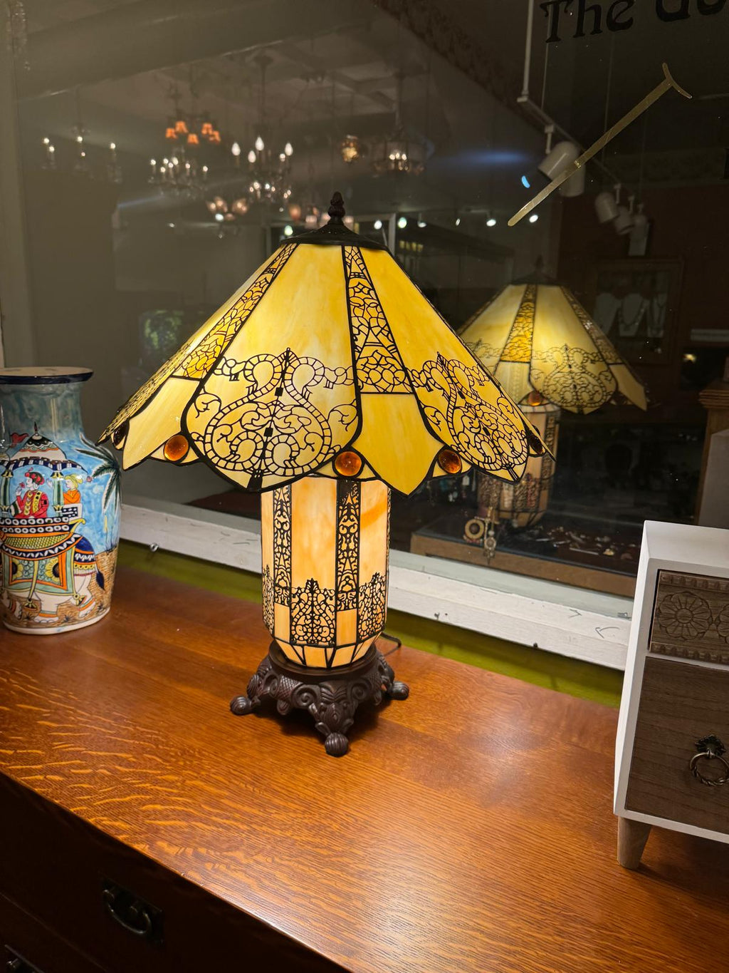 Tiffany Style Stained Glass Table Lamp | Lamps | Wiccan Center