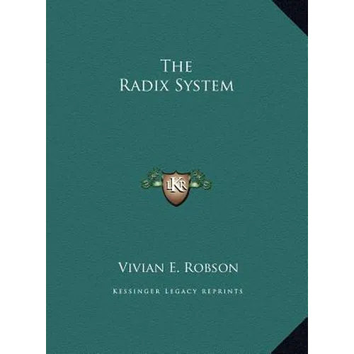 The Radix System - Hardcover | Books | Wiccan Center
