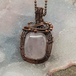 Quartz Wire Wrap Crystal Pendant - Master Healer | Wire Wraps | Wiccan Center