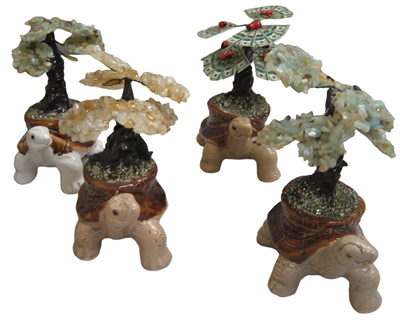 Quartz Tree on Turtle (Single) | CRYSTAL GEM & STONE | Wiccan Center