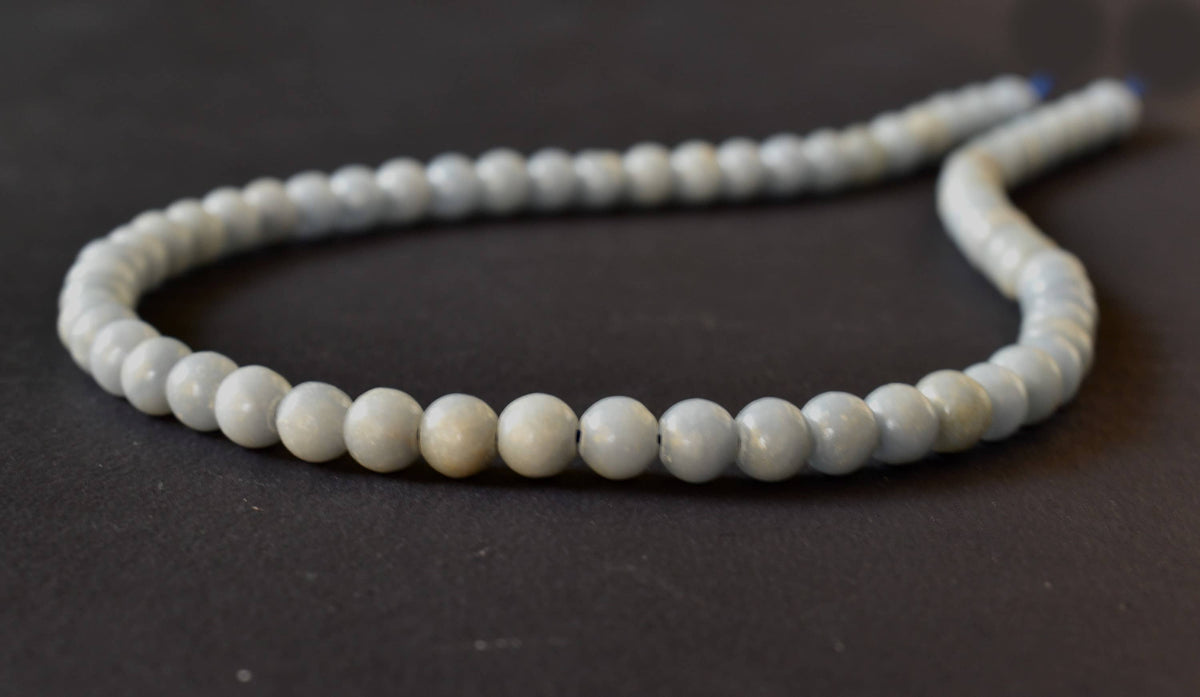 Angelite Beads, Natural Crystal Round Beads 4mm to 12mm | | Wiccan Center