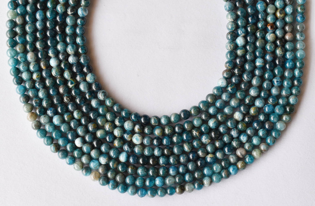 Apatite Beads, Natural Crystal Round Beads 4mm to 10mm. | Beads | Wiccan Center