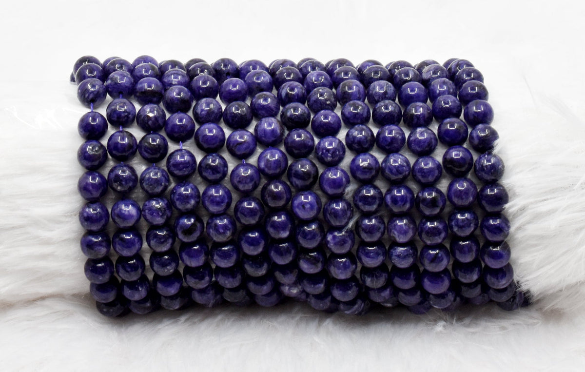 Chariote Dyed Beads, Natural Round Crystal Beads 6mm to 10mm. | | Wiccan Center