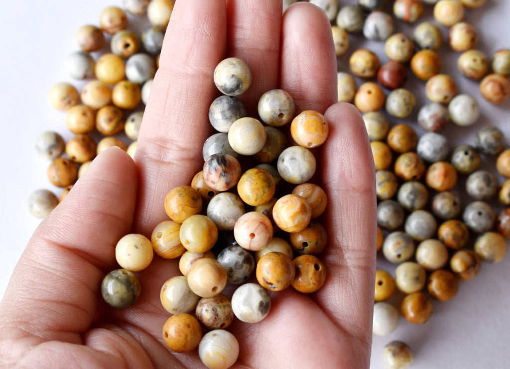 Crazy Lace Agate Beads, Natural Round Crystal Beads 4mm to 12mm | | Wiccan Center