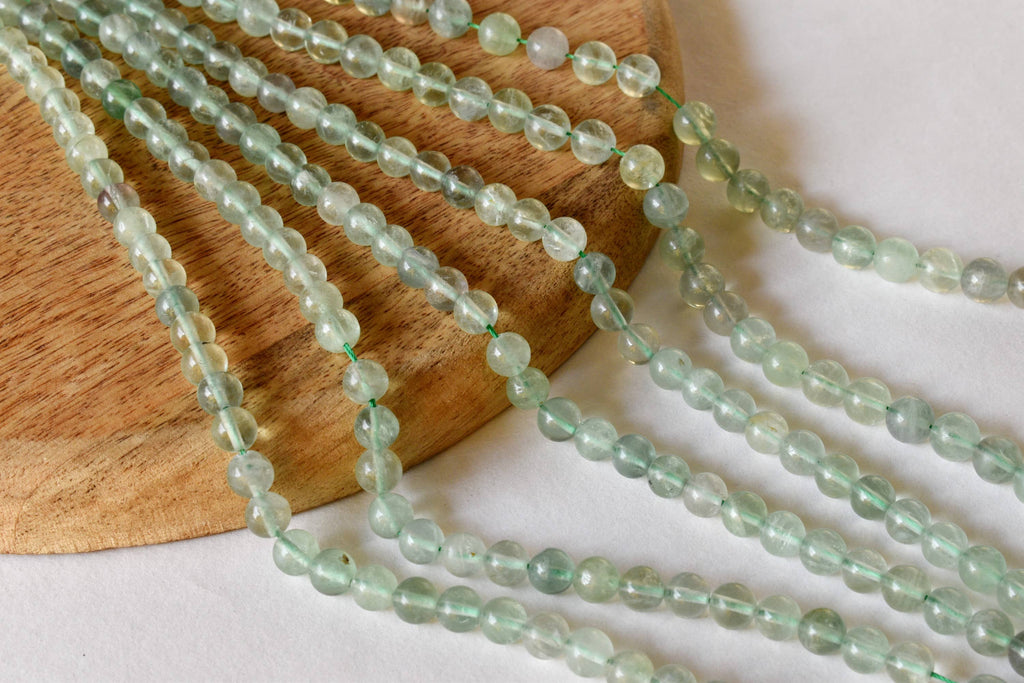 Green Fluorite Beads, Natural Round Crystal Beads 4mm to 10mm | | Wiccan Center