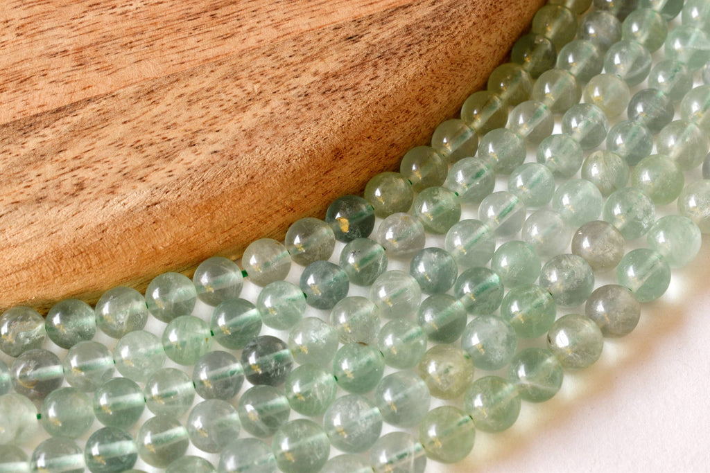 Green Fluorite Beads, Natural Round Crystal Beads 4mm to 10mm | | Wiccan Center