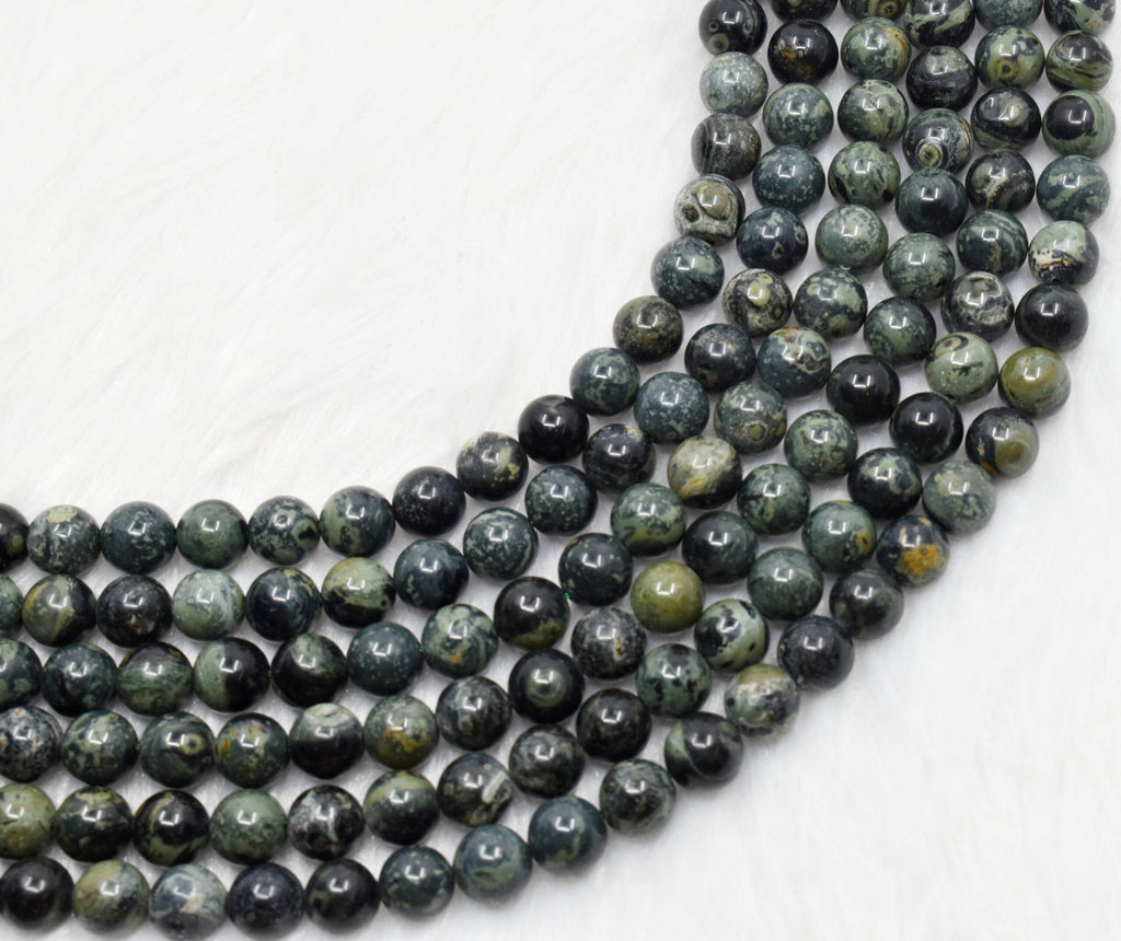 Kambaba Jasper Beads, Natural Round Crystal Beads 4mm to 10mm. | | Wiccan Center