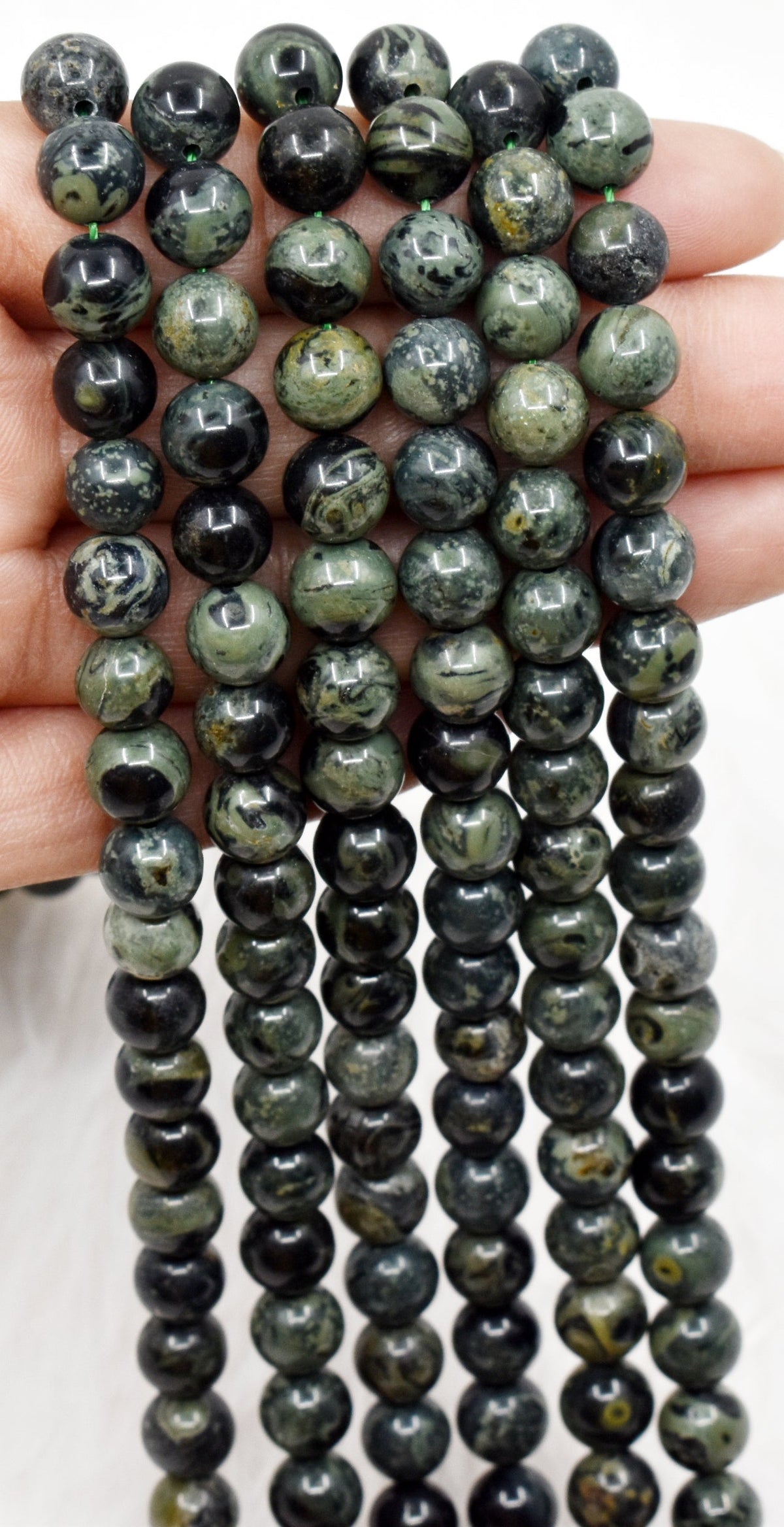 Kambaba Jasper Beads, Natural Round Crystal Beads 4mm to 10mm. | | Wiccan Center