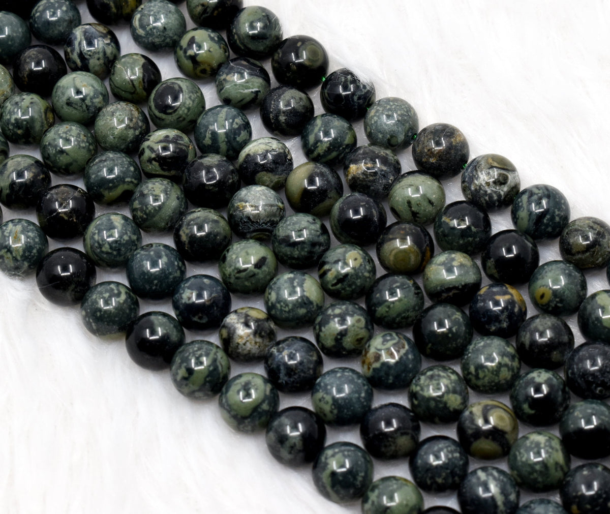 Kambaba Jasper Beads, Natural Round Crystal Beads 4mm to 10mm. | | Wiccan Center