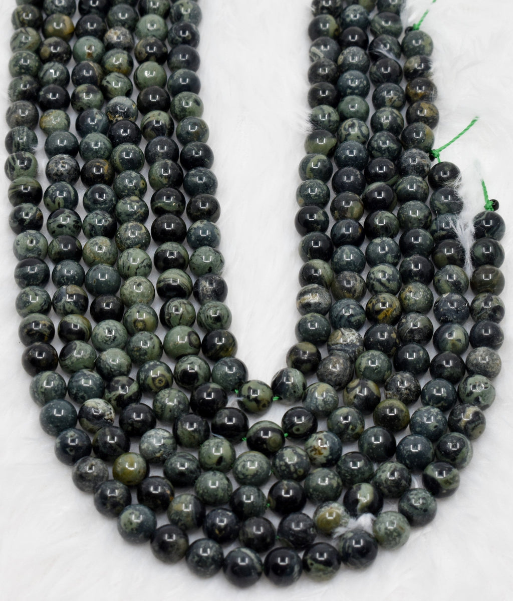 Kambaba Jasper Beads, Natural Round Crystal Beads 4mm to 10mm. | | Wiccan Center