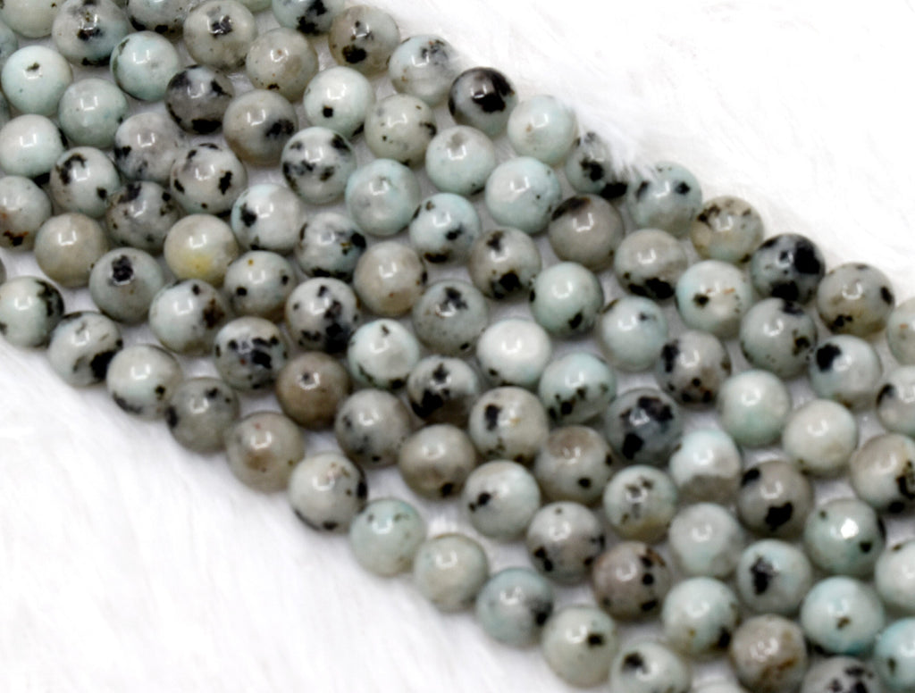 Kiwi Jasper Beads, Natural Round Crystal Beads 4mm to 12mm | | Wiccan Center