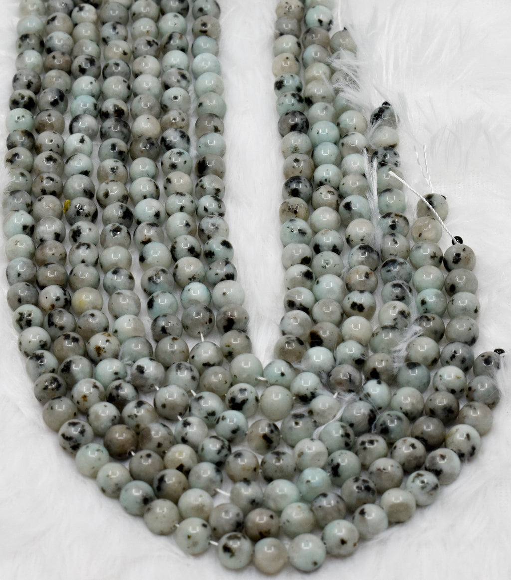 Kiwi Jasper Beads, Natural Round Crystal Beads 4mm to 12mm | | Wiccan Center