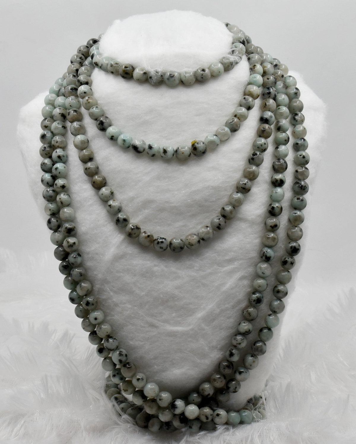 Kiwi Jasper Beads, Natural Round Crystal Beads 4mm to 12mm | | Wiccan Center