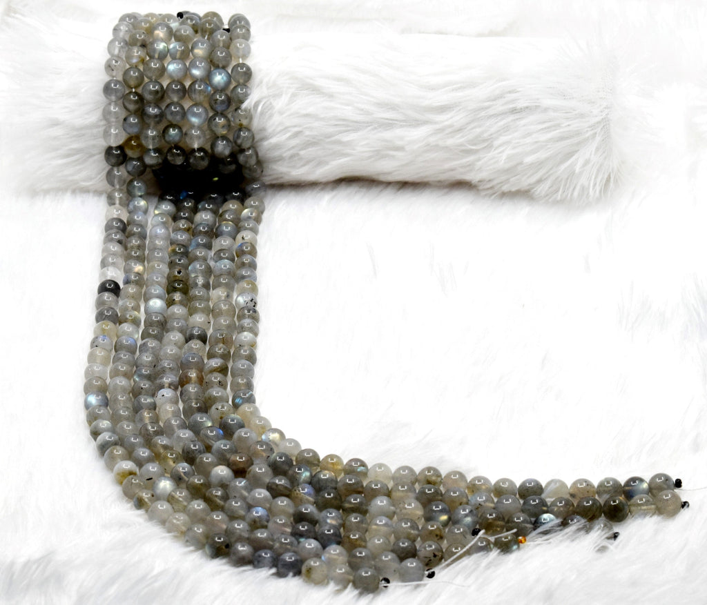 Labradorite Beads, Natural Round Crystal Beads 4mm to 12mm | | Wiccan Center