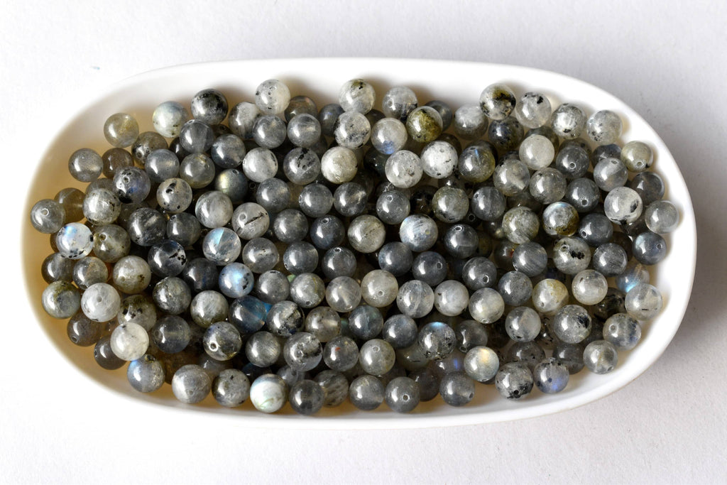 Labradorite Beads, Natural Round Crystal Beads 4mm to 12mm | | Wiccan Center