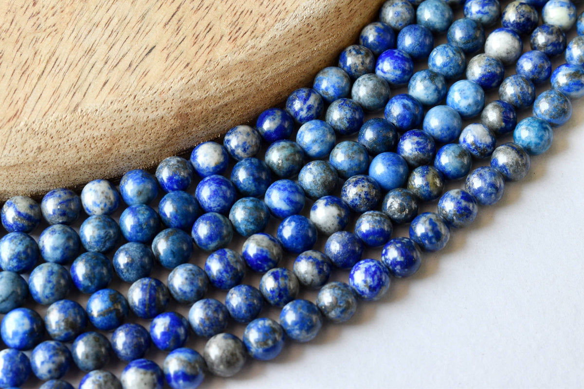 Lapis Lazuli Beads, Natural Round Crystal Beads 6mm to 12mm | | Wiccan Center