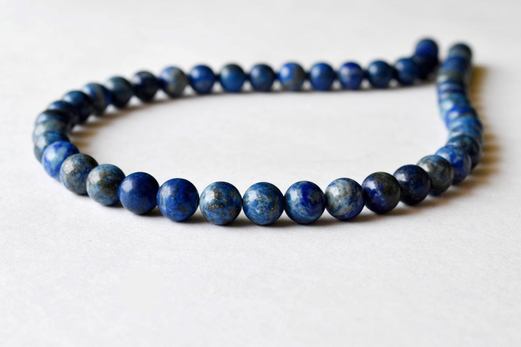 Lapis Lazuli Beads, Natural Round Crystal Beads 6mm to 12mm | | Wiccan Center