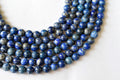 Lapis Lazuli Beads, Natural Round Crystal Beads 6mm to 12mm | | Wiccan Center