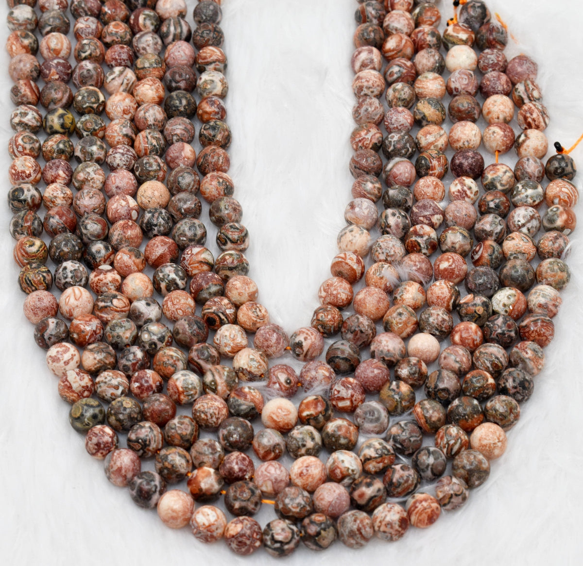 Leopardskin Jasper Beads, Natural Round Crystal Beads 4mm to 10mm. | | Wiccan Center