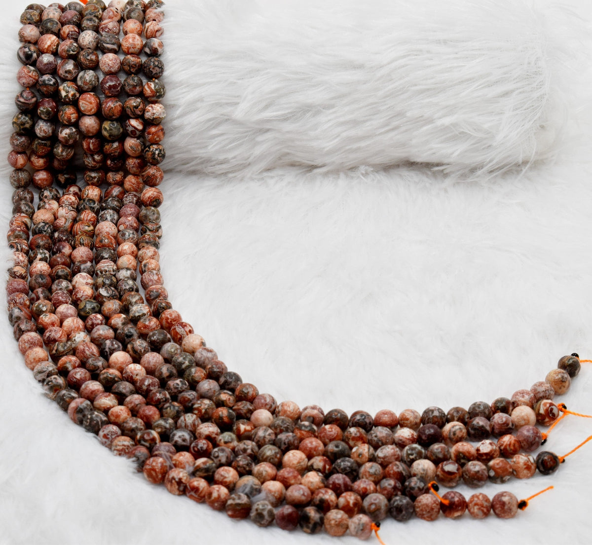 Leopardskin Jasper Beads, Natural Round Crystal Beads 4mm to 10mm. | | Wiccan Center