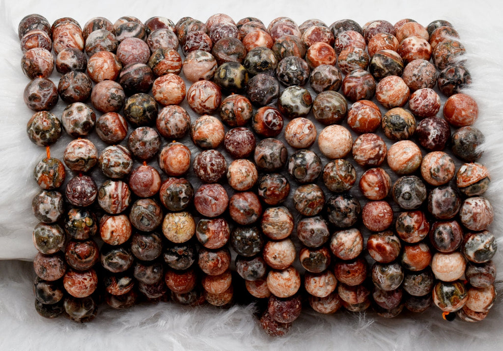 Leopardskin Jasper Beads, Natural Round Crystal Beads 4mm to 10mm. | | Wiccan Center