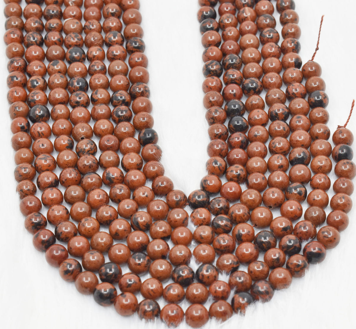 Mahogany Obsidian Beads, Natural Round Crystal Beads 4mm to 12mm | | Wiccan Center