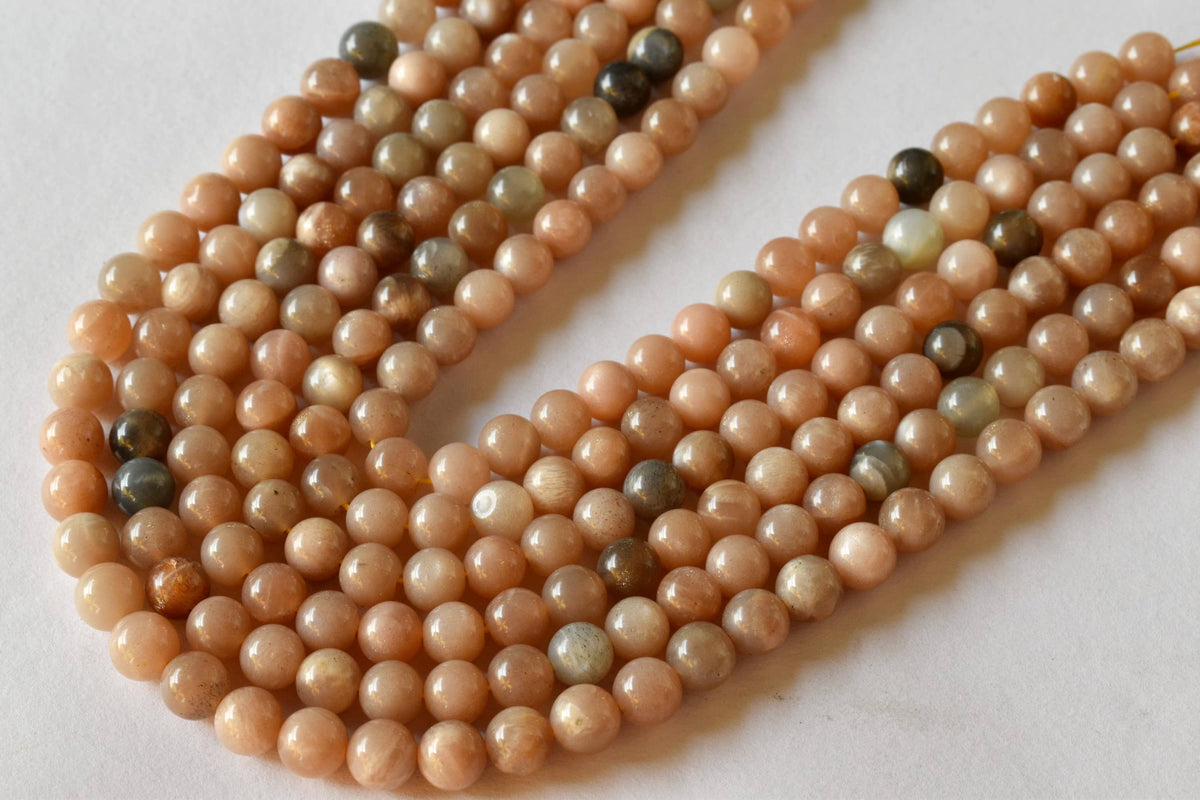 Moonstone Beads, Natural Round Crystal Beads 4mm to 12mm | | Wiccan Center