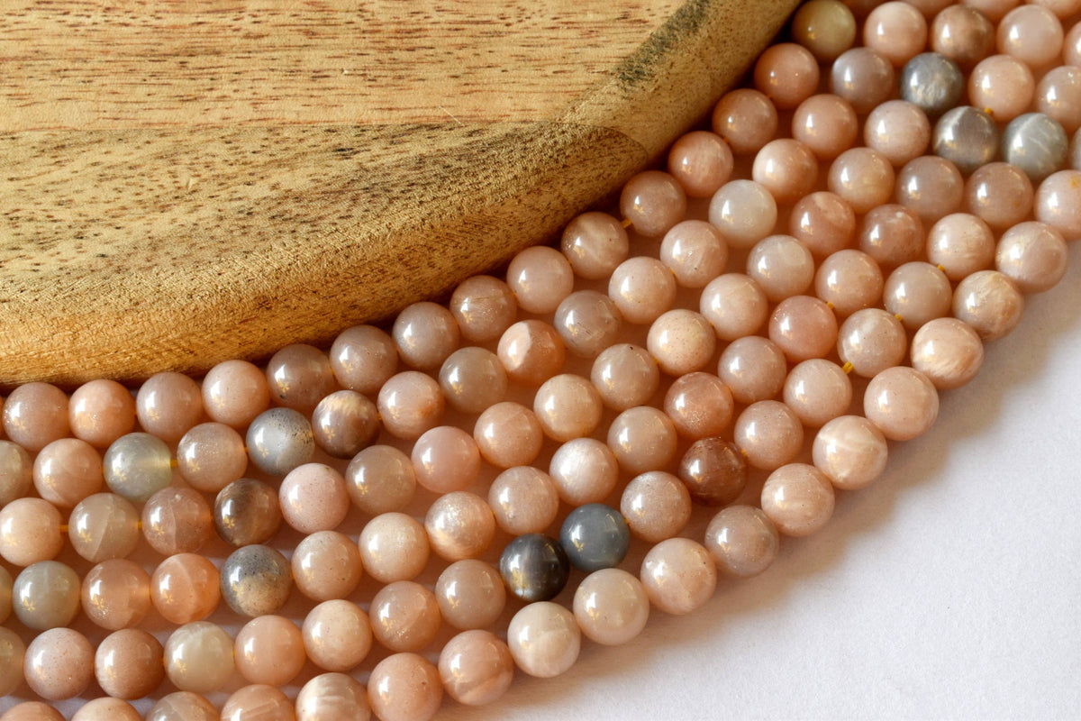 Moonstone Beads, Natural Round Crystal Beads 4mm to 12mm | | Wiccan Center