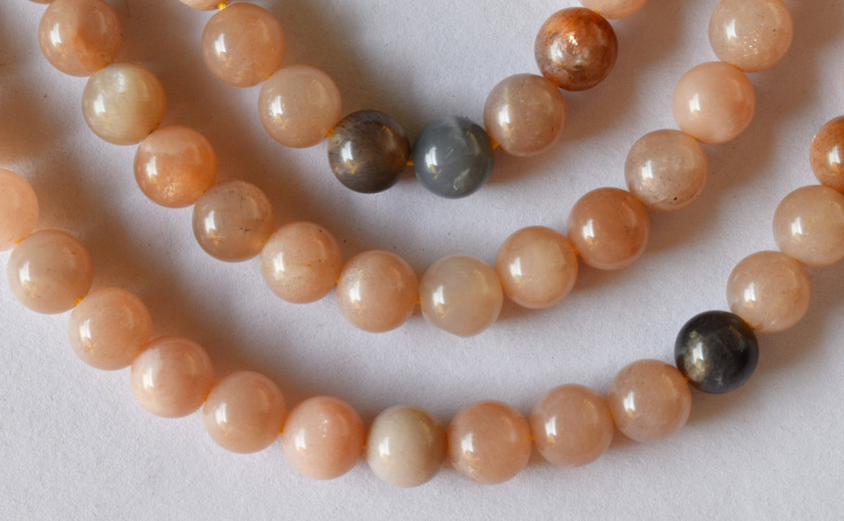Moonstone Beads, Natural Round Crystal Beads 4mm to 12mm | | Wiccan Center